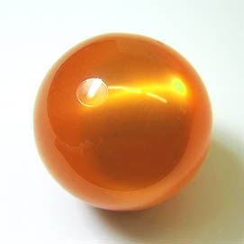 Polaris-Perle glanz 20mm mandarin